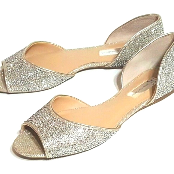 INC International Concepts D'Orsay Flat Rhinestone - Picture 1 of 11